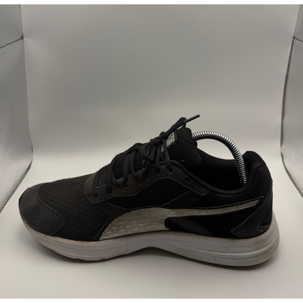 Puma Descendant Running Shoes Mens 9 Black Silver Good Athletic Sneakers